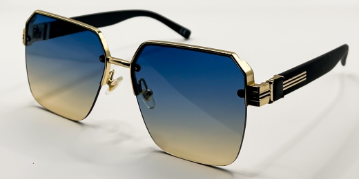 Окуляри сонцезахисні жіночі металеві 50949 C.gold SG27